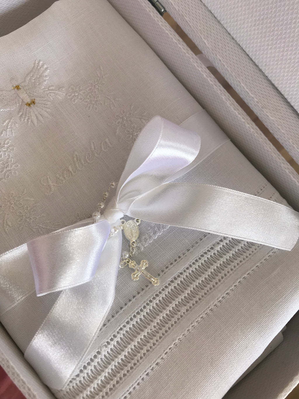 Kit Batizado - Toalha de Batizado e toalha de boca